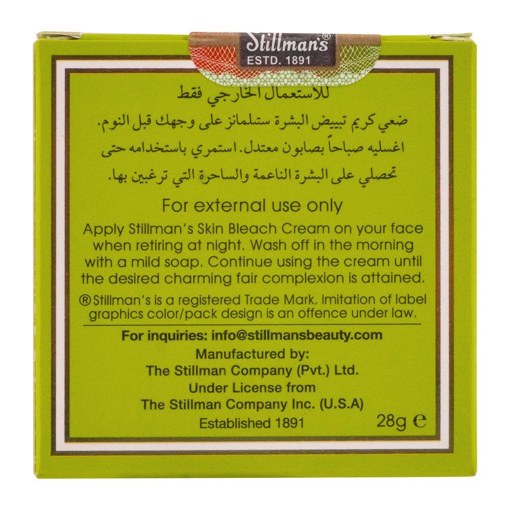 Stillman's Skin Bleach Cream - 28g