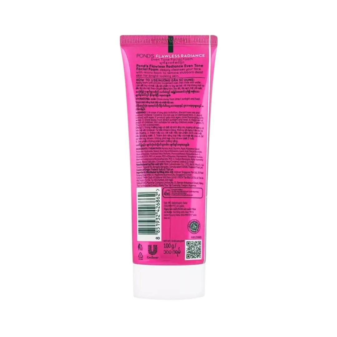 Pond's Flawless Radiance Even Tone Glow Facial Foam - 100g