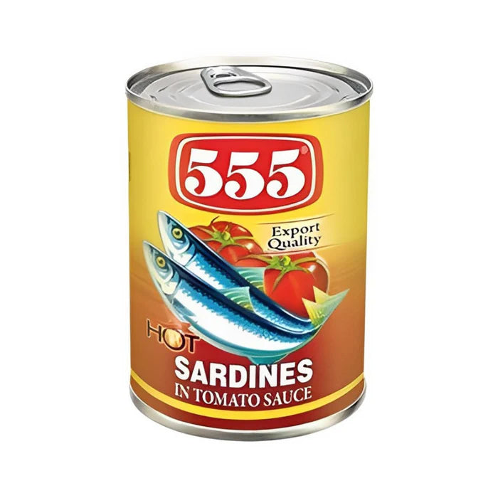 555 Sardines In Tomato Sauce Chilli 425 Gm