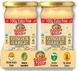 India Mills Ginger Garlic Paste 400 Gm