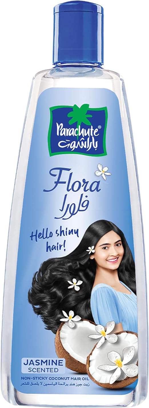 Parachute Flora Jasmine Scented Non-Sticky Coconut Hair Oil - 300ml