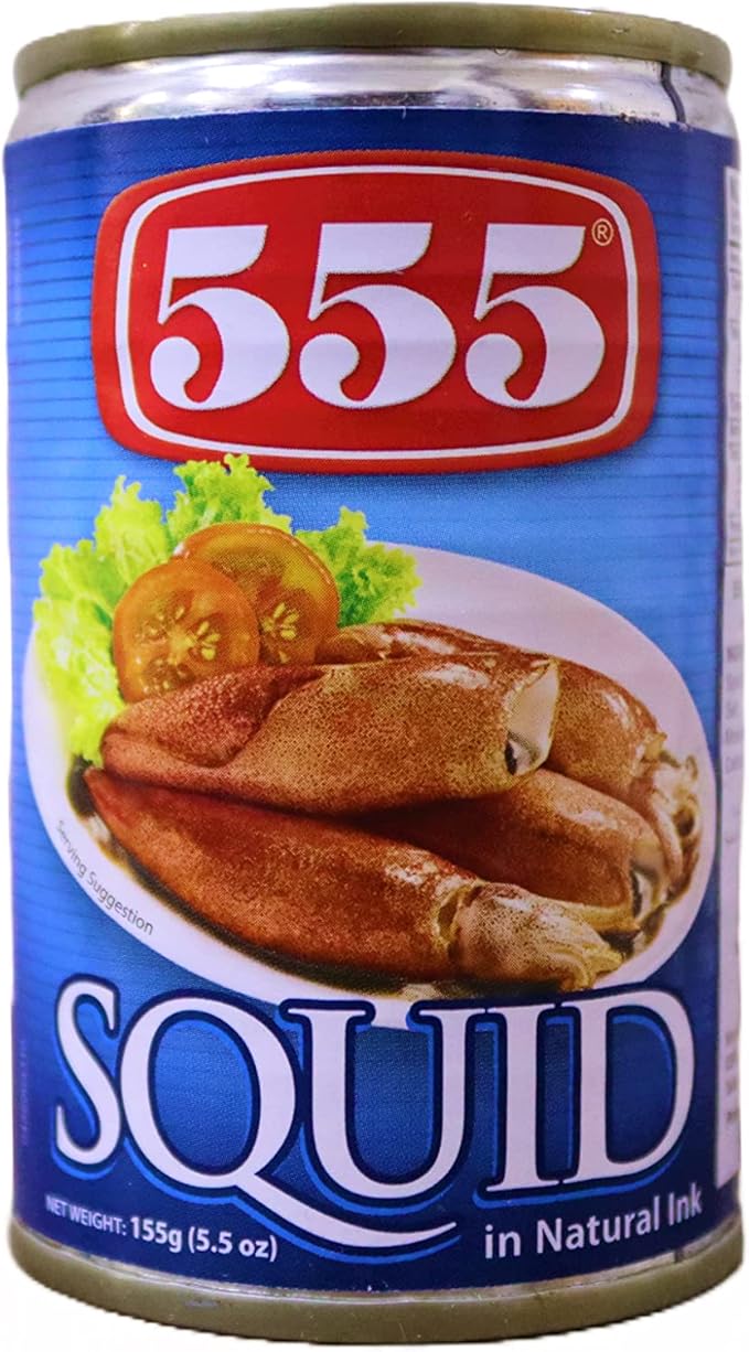 555 Squid In Natural Ink 155 Gm