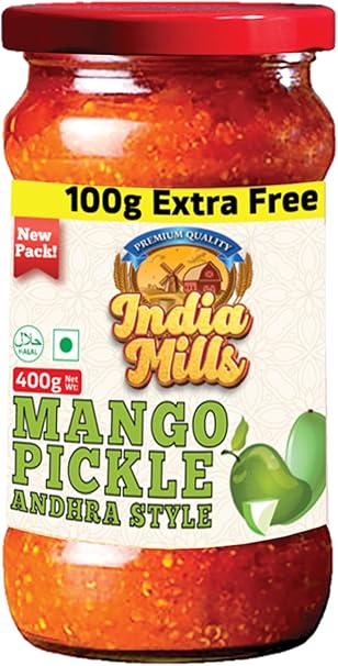 India Mills Mango Andhra Style Pickle 400 Gm
