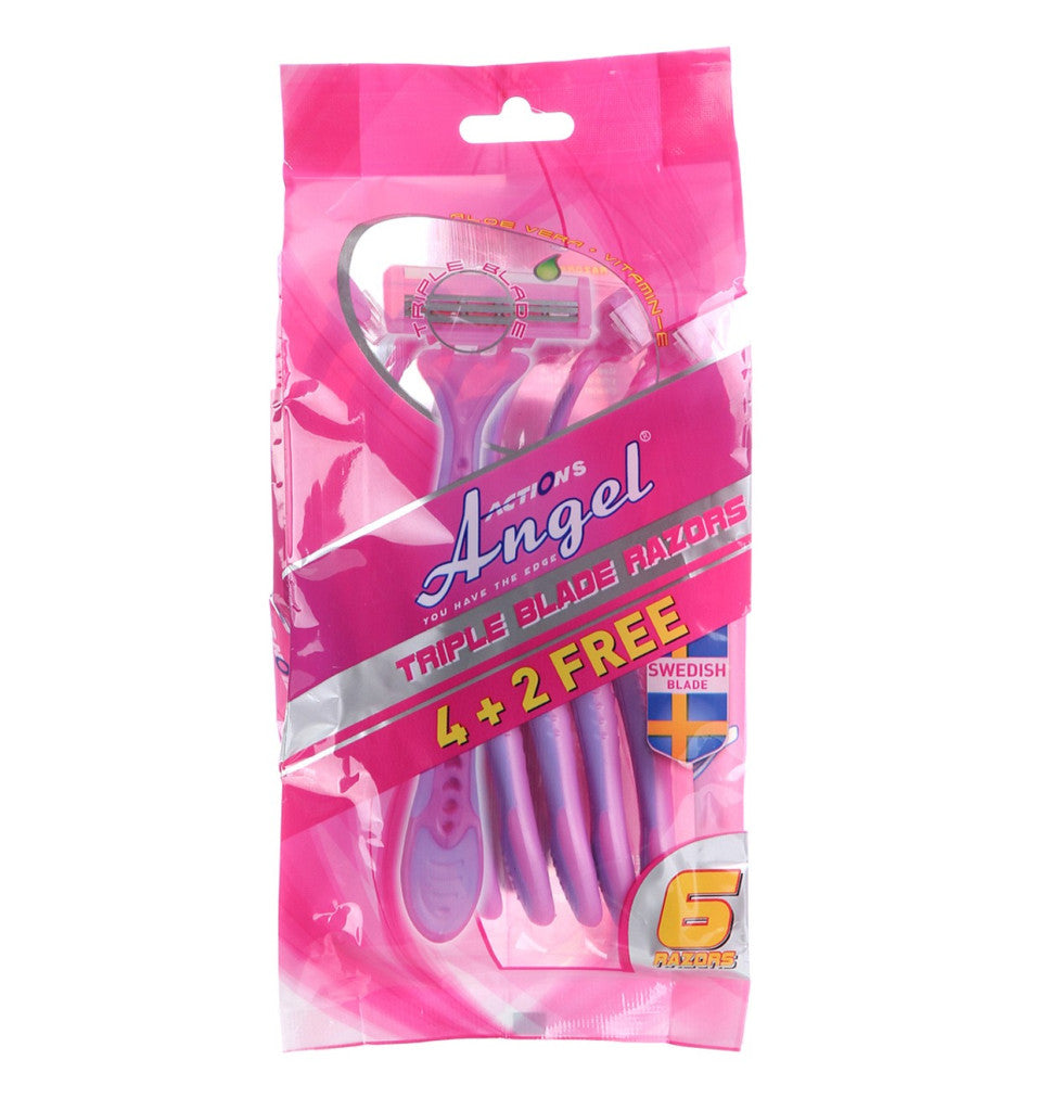 Action Edge Triple Blade Razors 4+2