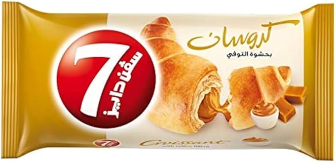 Al Marai 7 Days Croissant With Toffee Filing 55gm