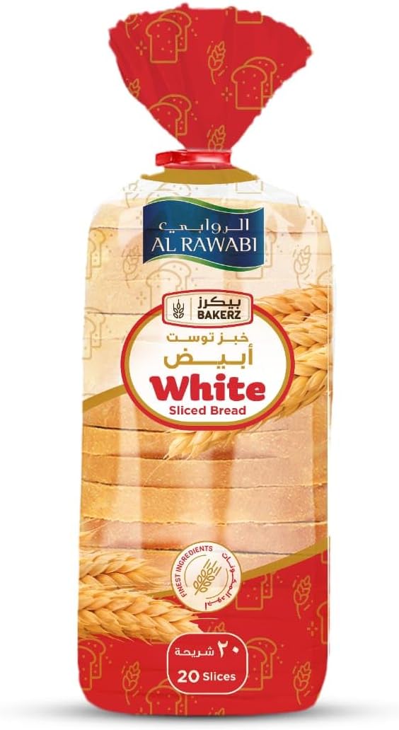 Al Rawabi White Sliced Bread 550 Gm