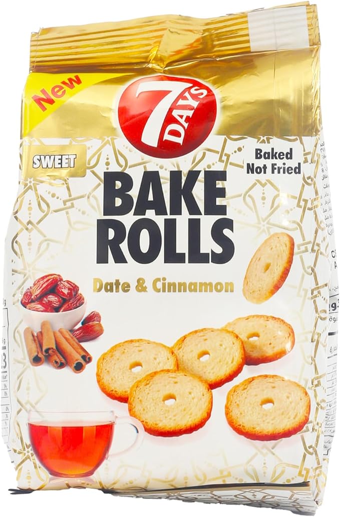 Almarai 7 Days Bake Rolls Date & Cinnamon 60gm