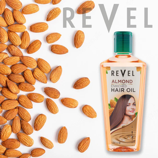 Revel Almond Enriched Hair Oil (200ml)