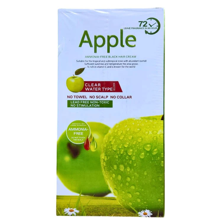 Apple Ammonia Free Black Hair Cream 500+500 72 Hour