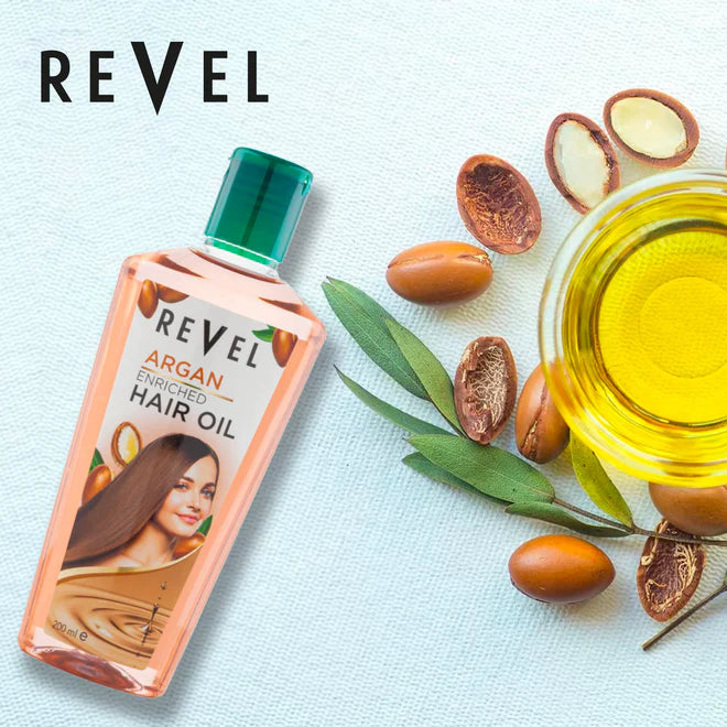 Revel Argan Enriched Hair Oil (200ml)