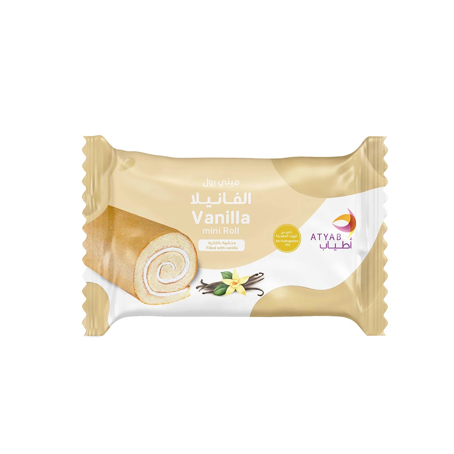 Atyab Vanila Mini Roll 60 Gm
