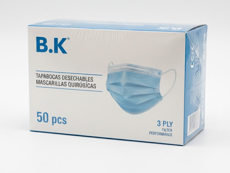 B&K Tapabocas Mask Box 50pcs