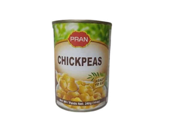 Can Bean Chick Peas Pran 240gm Xpes