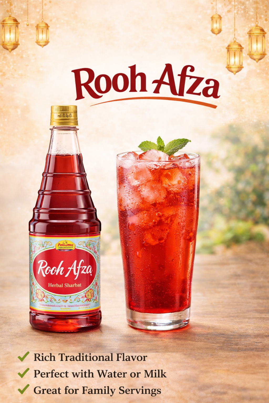Rooh Afza – Refreshing Herbal Syrup