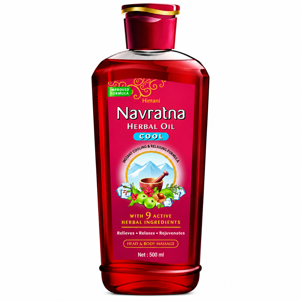 Himani Navratna Herbal Cool Oil (500ml)