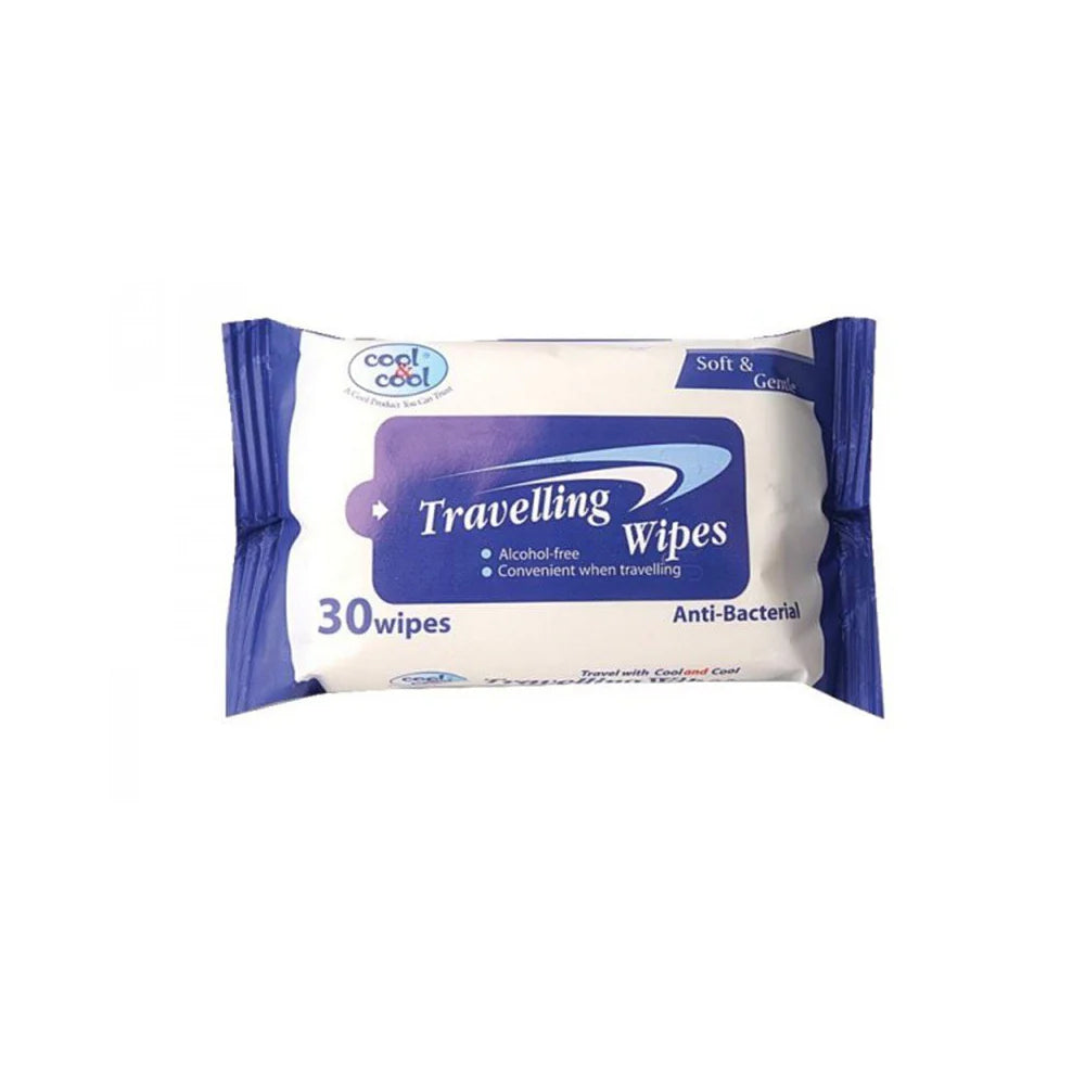 Cool & Cool Traveling Wips 30 Wipes