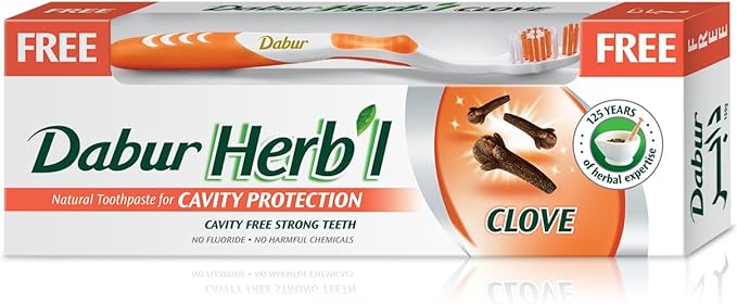 Dabur Herbal Tp Clove 150g+Tb 2+1