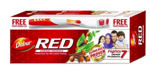 Dabur Red Ayurvedic Toothpaste With brush 200g