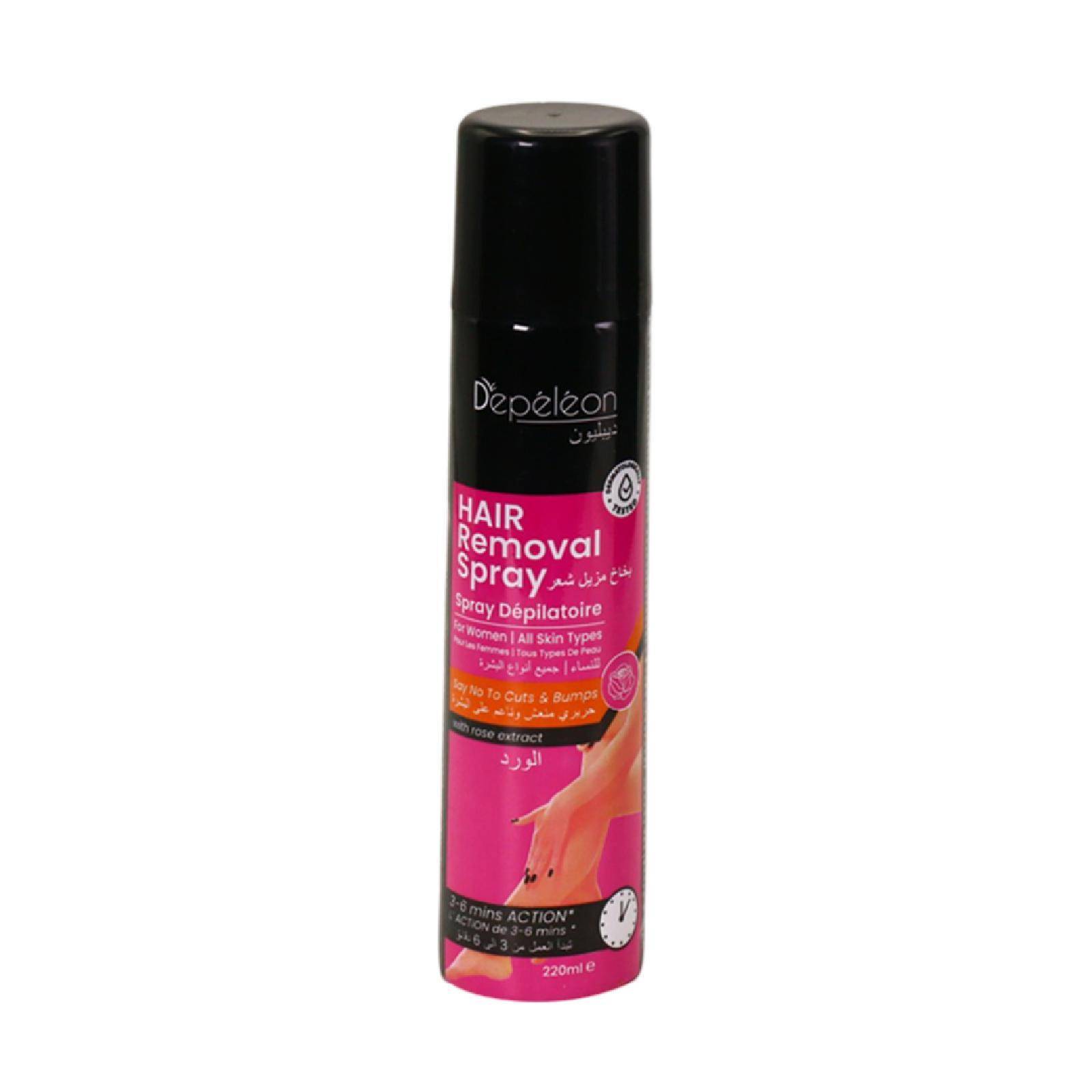 Depeleon Hair Removal Spray Rose 220ml