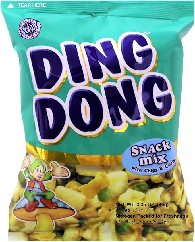 Ding Dong Snacks Mix With Chips 100 Gm Green