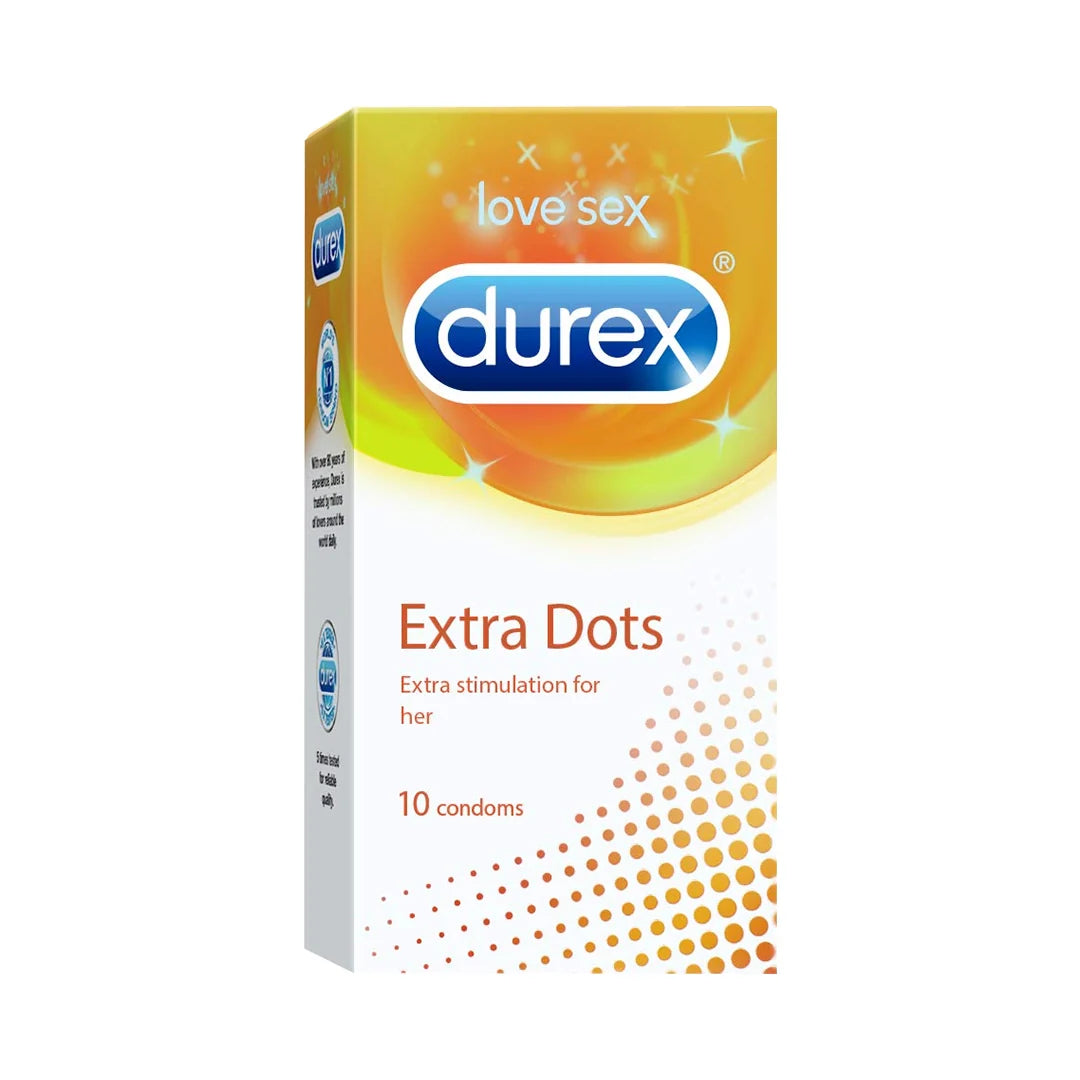 Durex Extra Dots Flavoured 10pc