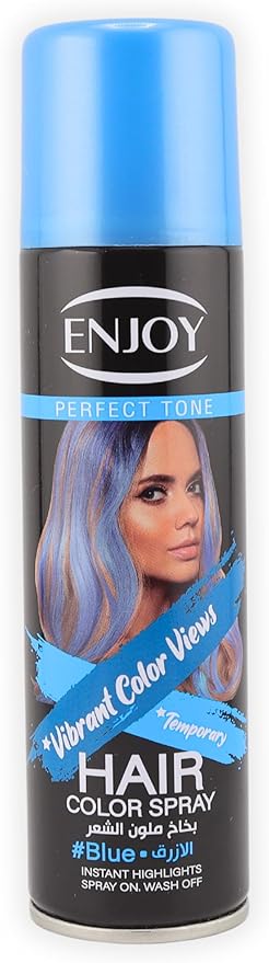 Enjoy Hair Colour Spray Blue 150 Ml