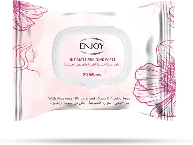 Enjoy Intimate Feminine Wipes 20 Wipes