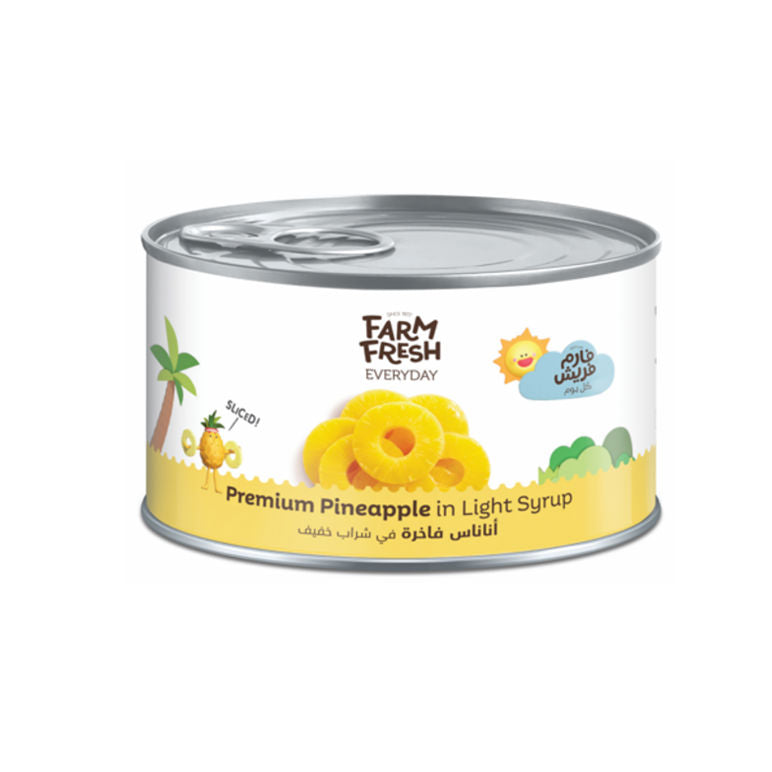 Farm Fresh Premium Pineapple Slice 227 Gm
