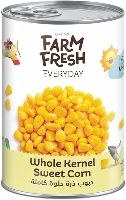 Farm Fresh Whole Kernel Sweet Corn 425 Gm
