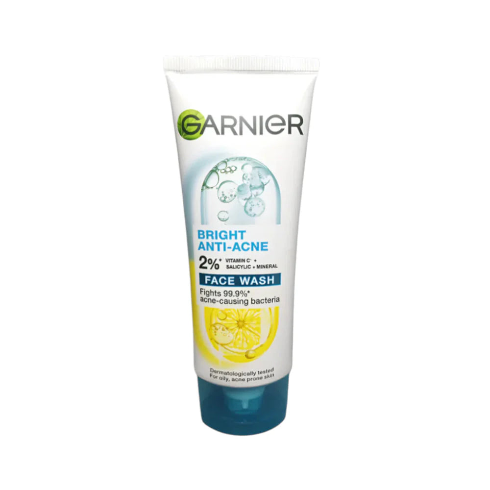Garnier Bright Anti-Acne Face Wash 100 Ml