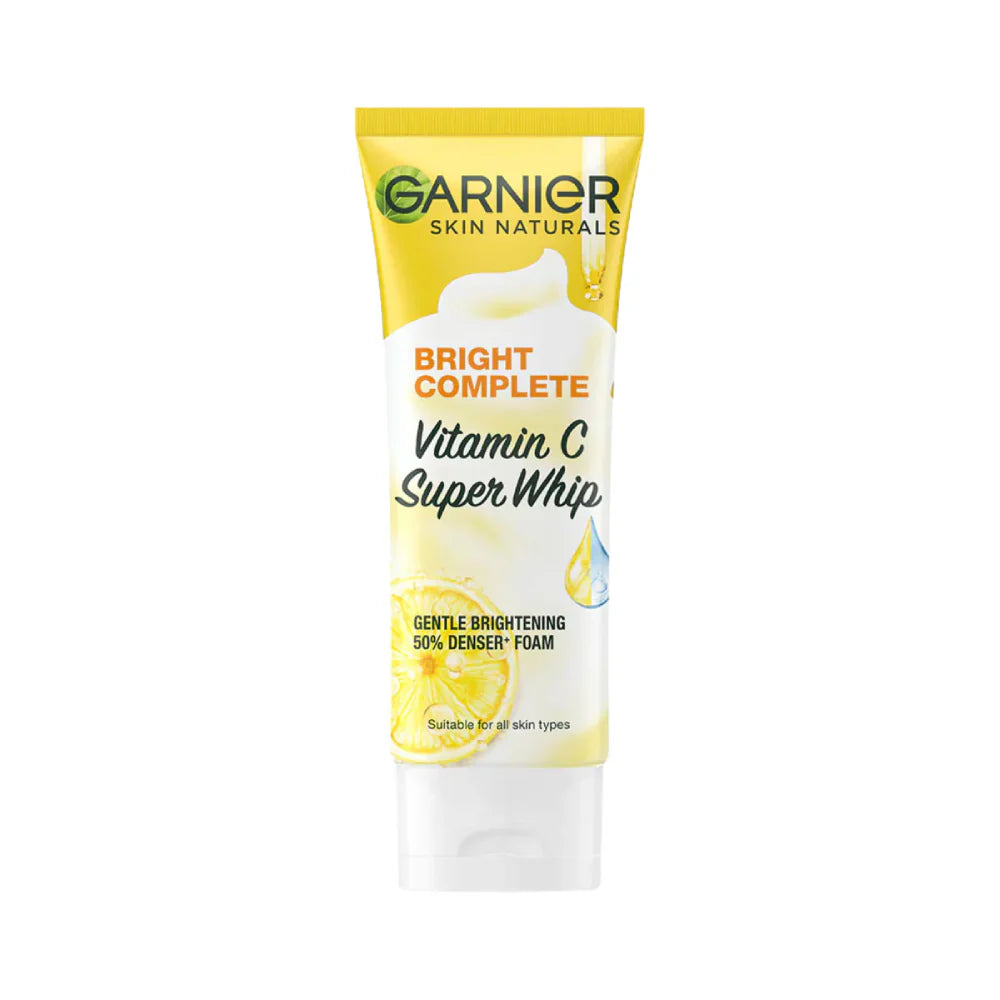 Garnier Bright Complete Vitamin C Super Whip Face Wash 100 Ml