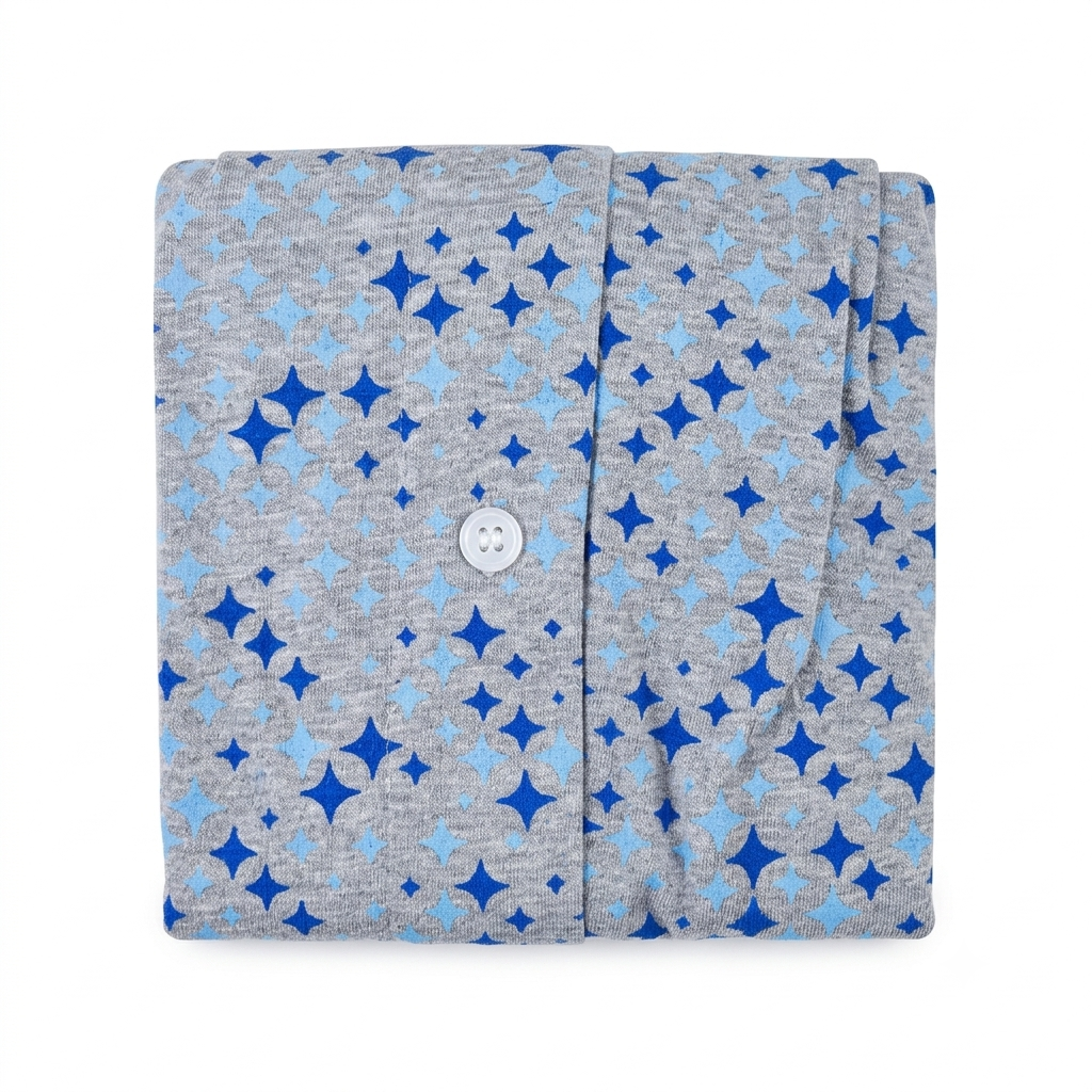Amul Men's Printed Button-Fly Trunk Boxer Briefs