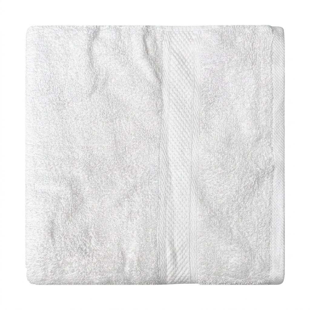 Pakistan Premium White Cotton Bath Towel