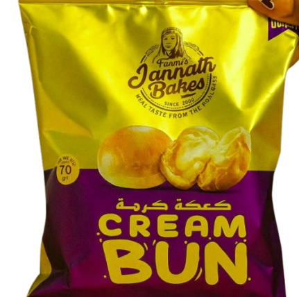 Jannath Cream Bun 70 Gm