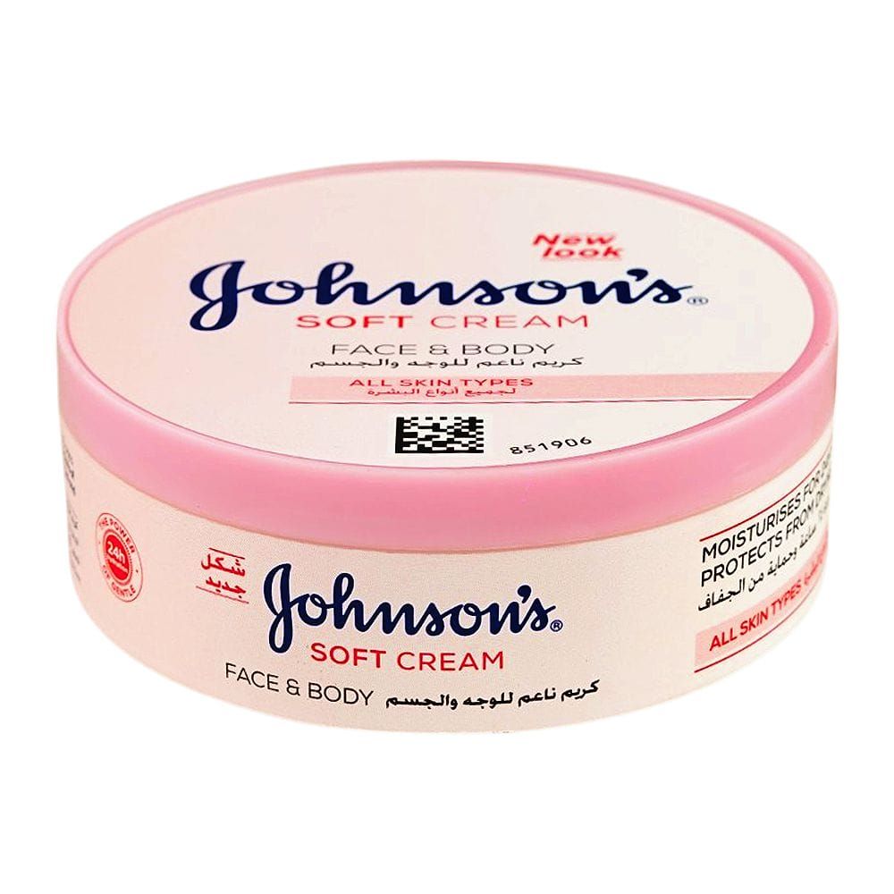 Johnsons Soft Cream Face & Body 200 Ml