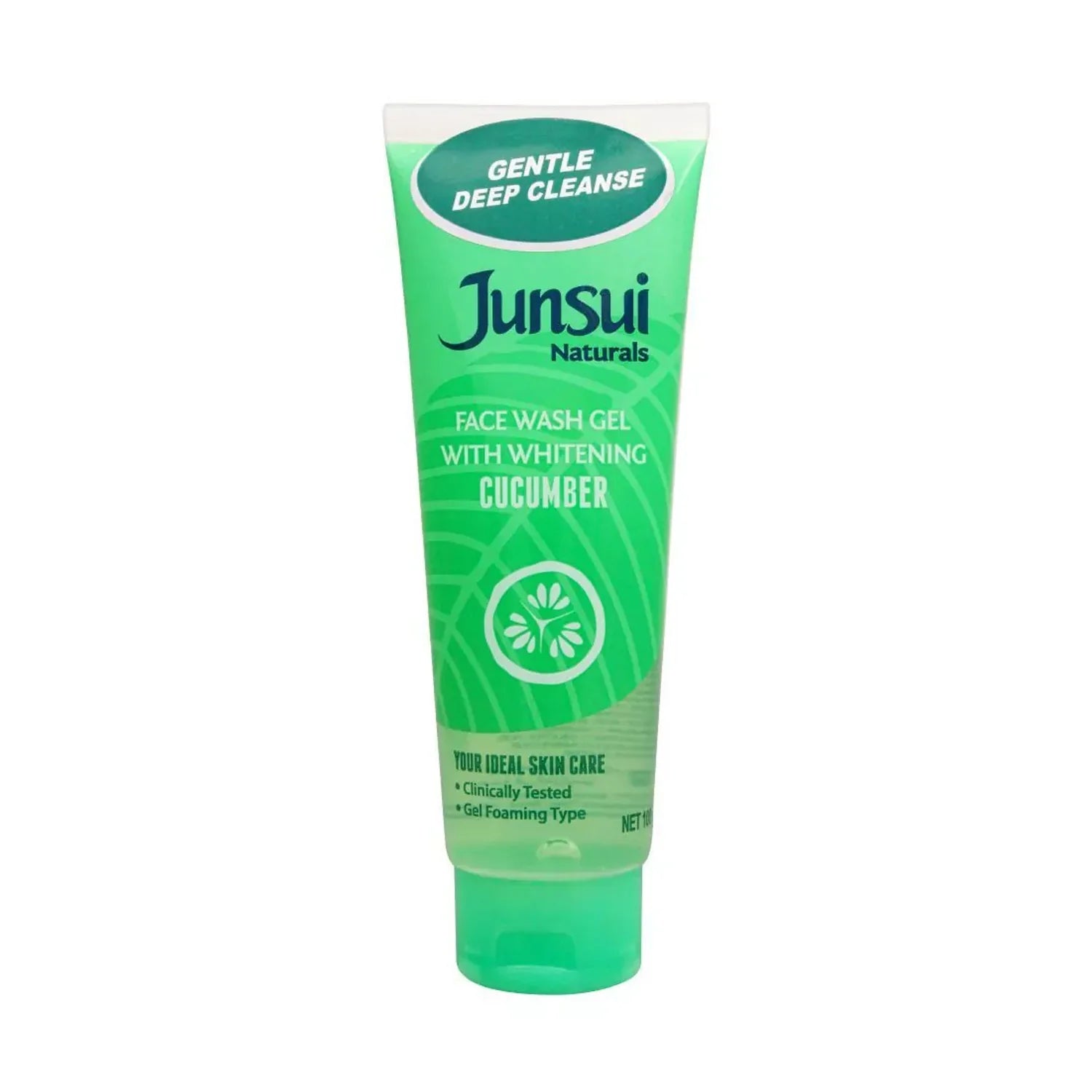 Junsui Face Wash Gel With Whitening Cucumber 100 Gm