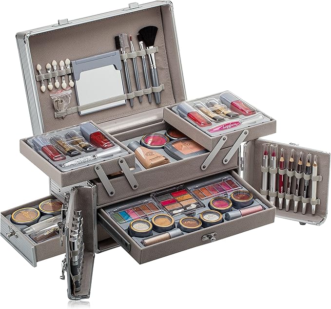 Just Gold Vanity Case Makeup Kit Jg-227