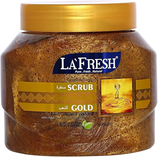 La Fresh Face & Body Scrub Gold 500 Ml