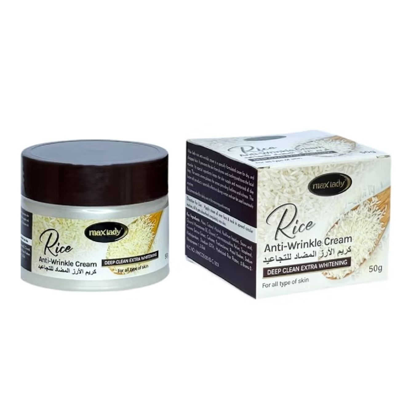 Maxlady Rice Anti Wrinkle Cream 50 Gm