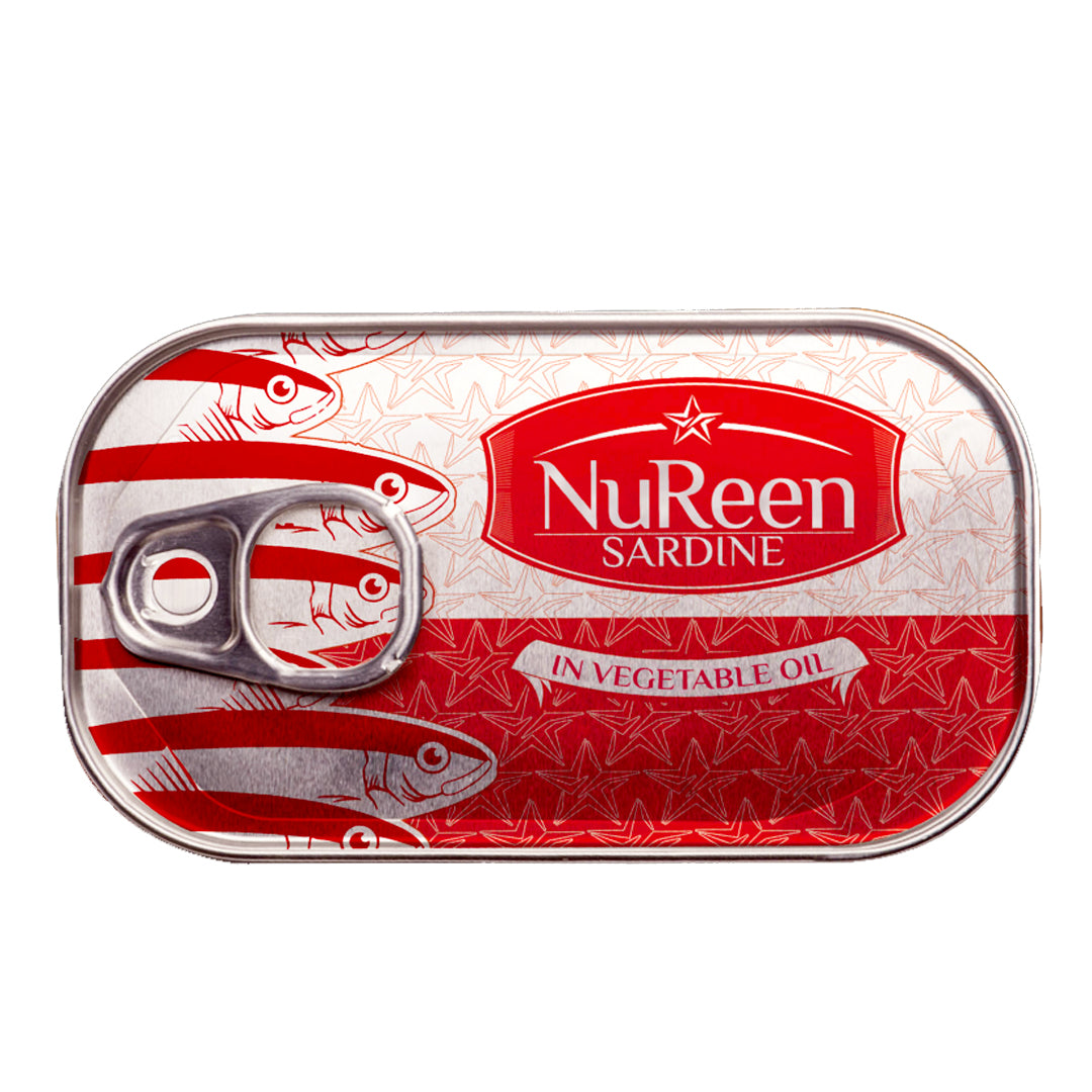 Nureen Sardine In Vegetable Oil 125 GM