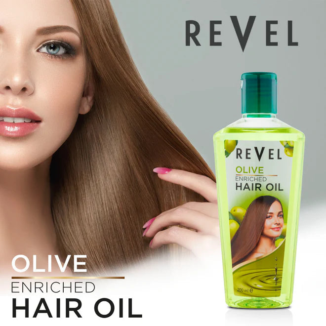 Revel Olive Enriched Hair Oil (200ml)