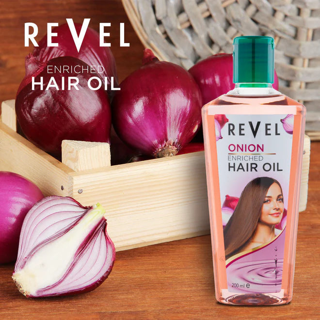 Revel Onion Enriched Hair Oil (200ml)