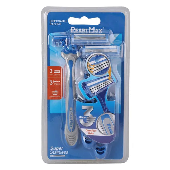 Pearl Max Disposable Razor 3in1