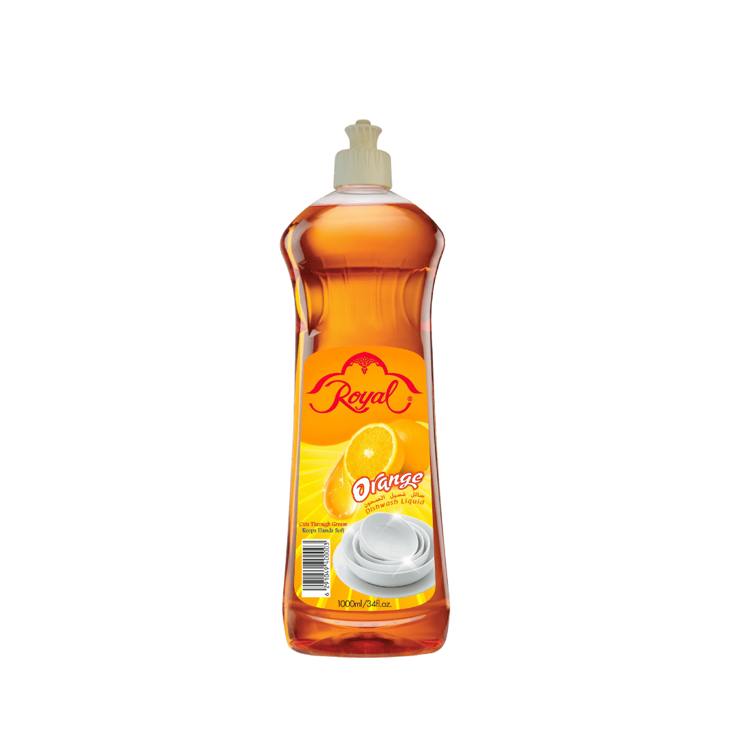 Royal Dishwash Liquid 1 Ltr Orange