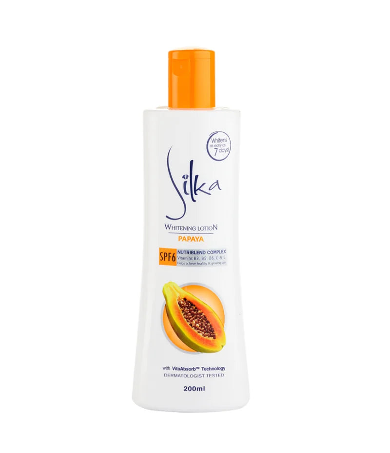 Silka Whitening Lotion Papaya 200ml
