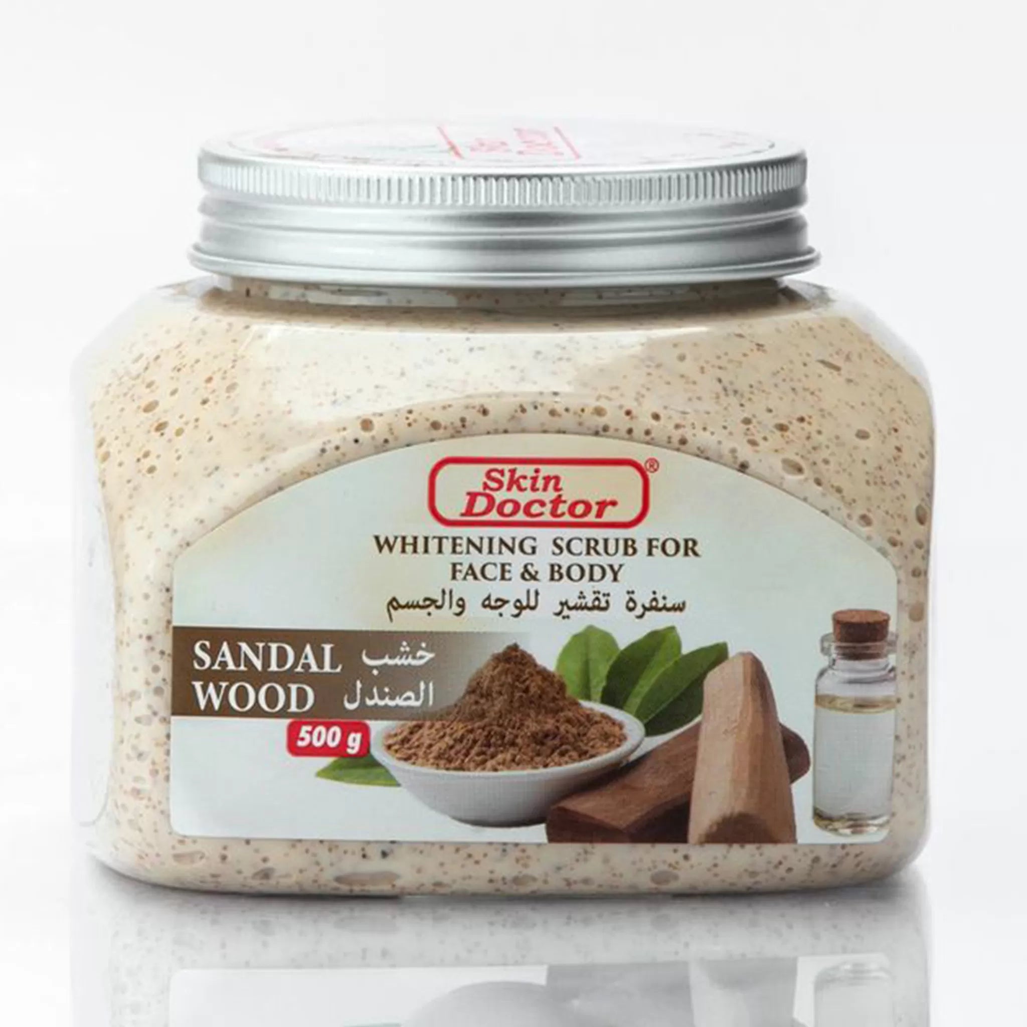 Skin Doctor Whitening Body & Face Scrub Sandal Wood 500ml