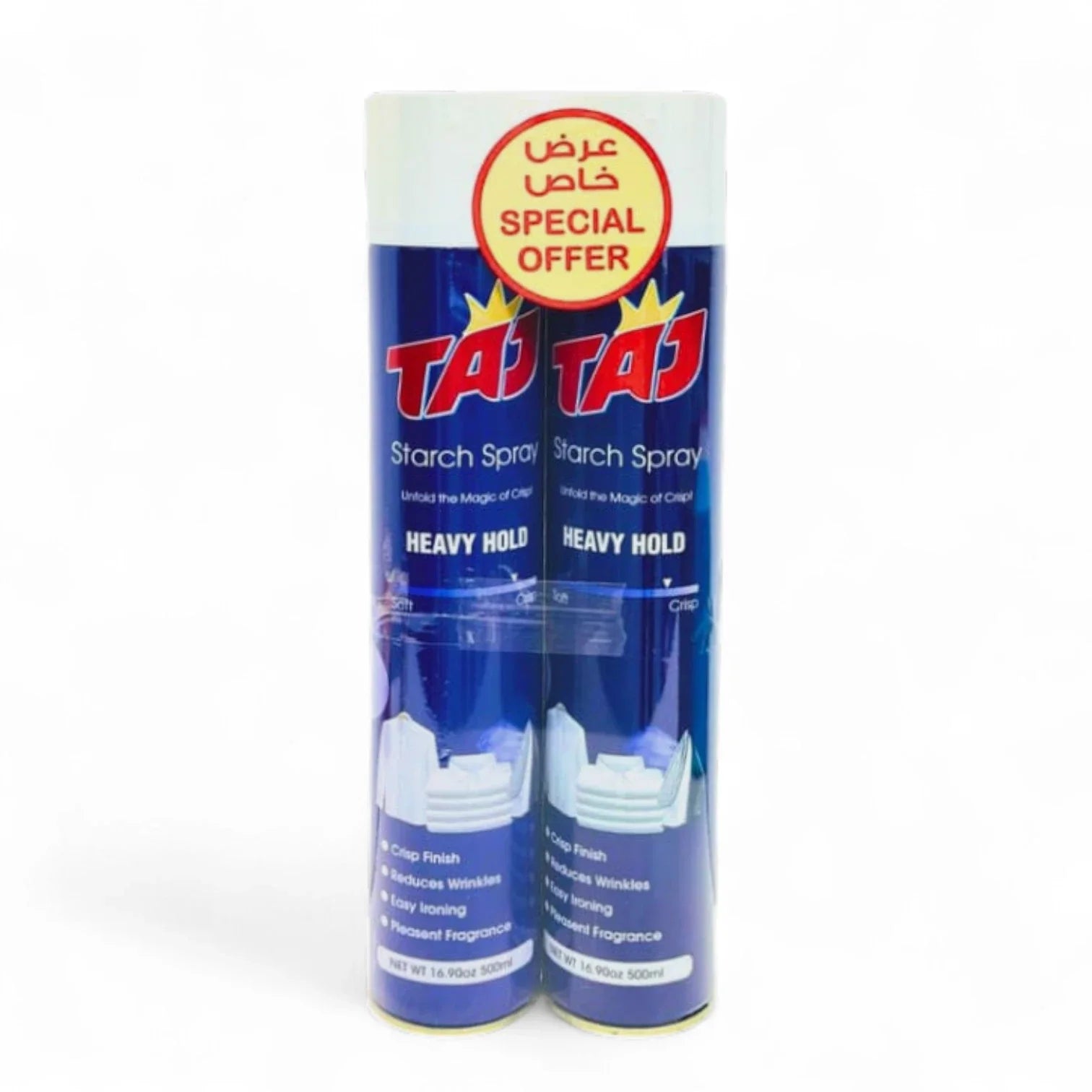 Taj Starch Spray 500 Ml X 2 Pcs