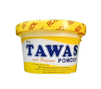 Tawas Powder Yellow With perfume 50gm