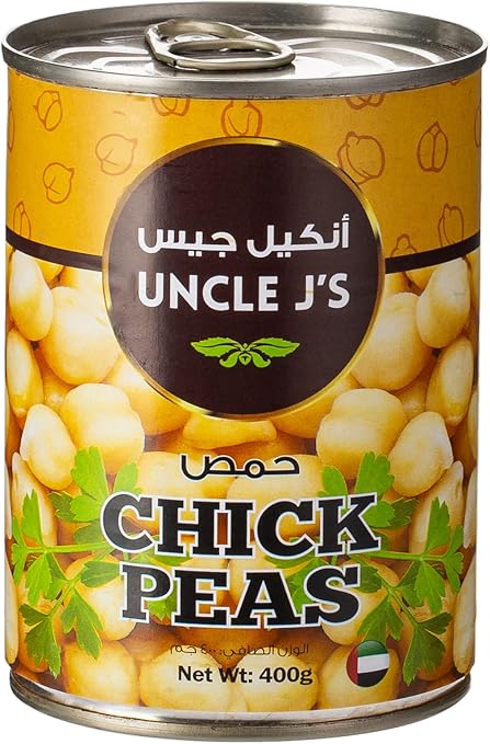 Uncle Js Chick Peas 400 G