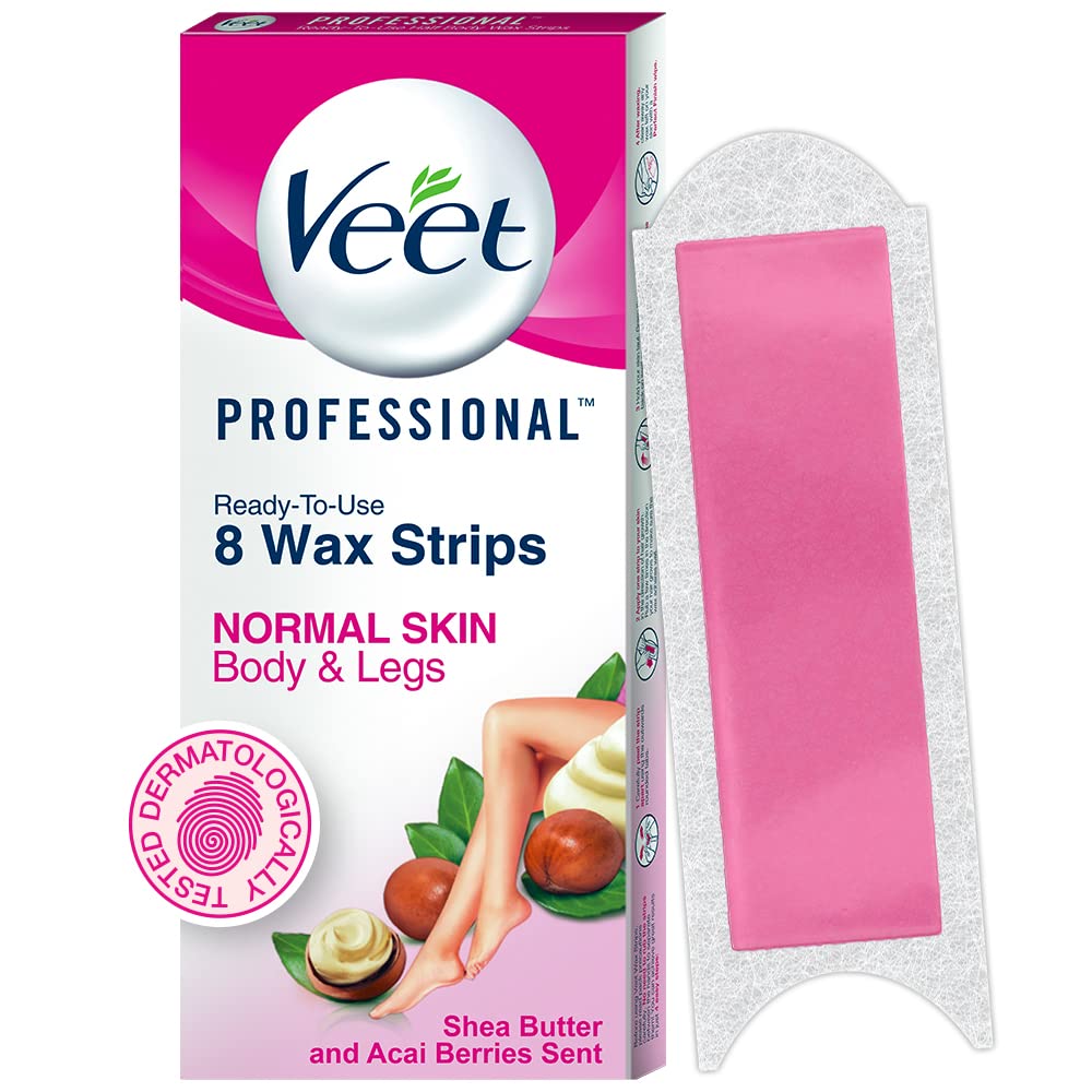 Veet Professional Body Wax Normal Skin 8 Strips
